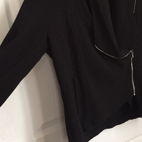 Elodie asymmetrical zipped blazer/jacket - Picture 6 of 6